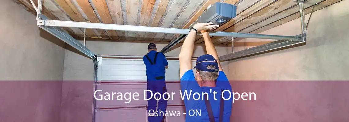 Garage Door Won't Open Oshawa - ON