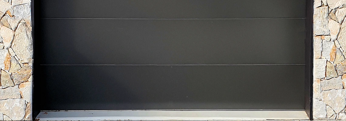 Overhead Black Garage Door Installation in Oshawa, Ontario