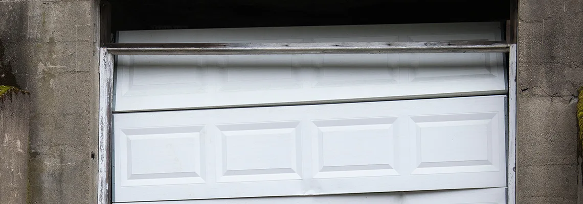 Fallen Commercial Garage Door Repair in Oshawa, Ontario